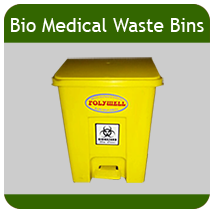 Bio Medical Waste bins Delhi, Waste Bins, Wheeled bins, Dustbins ...