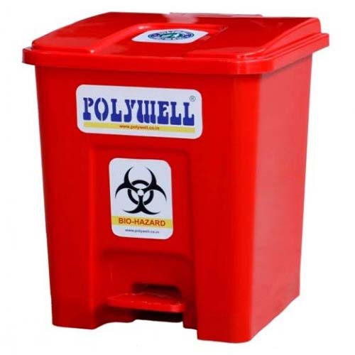 15 L Pedal Dustbin – polywell